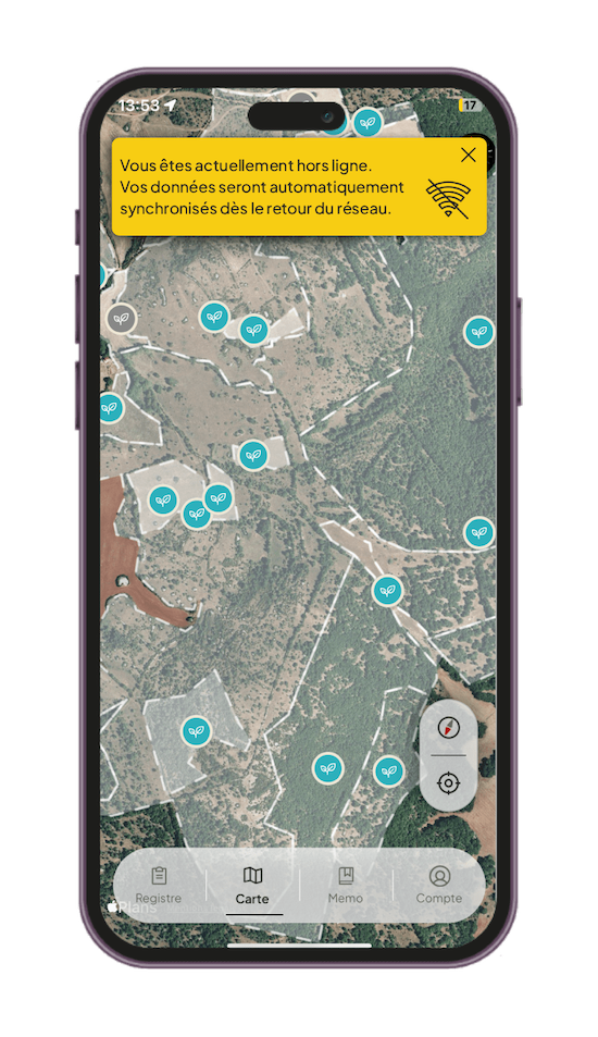 Registre Phytosanitaire numérique fonctionnant en zone blanche Phyz