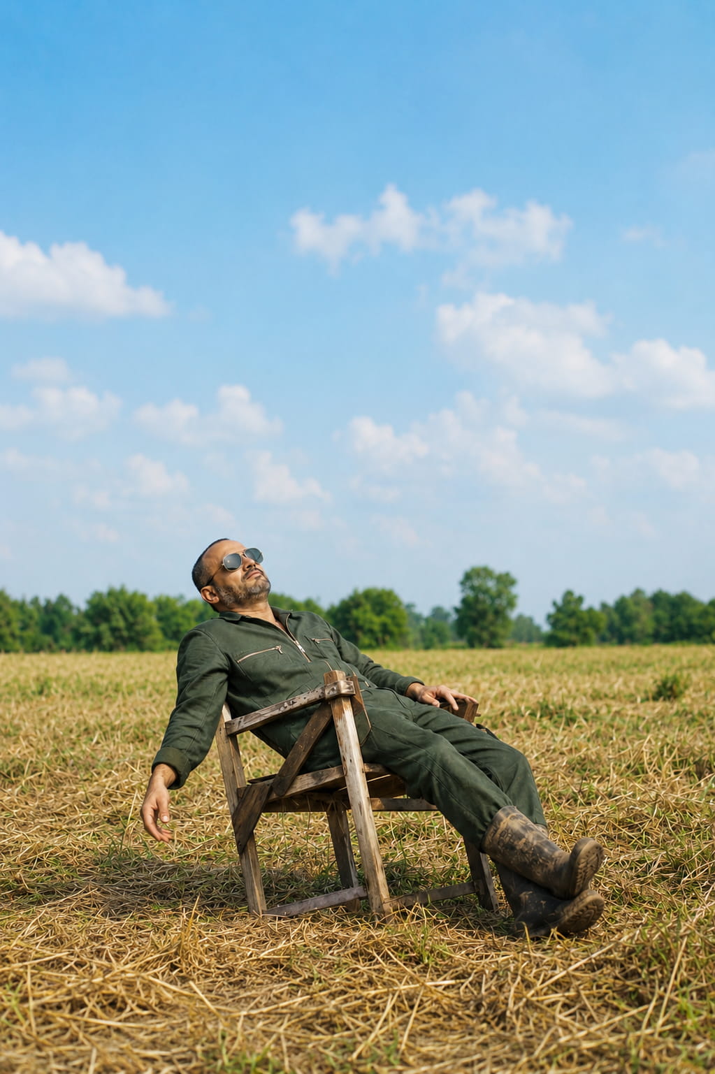 agriculteur utilisant l'application Phyz dans son champs