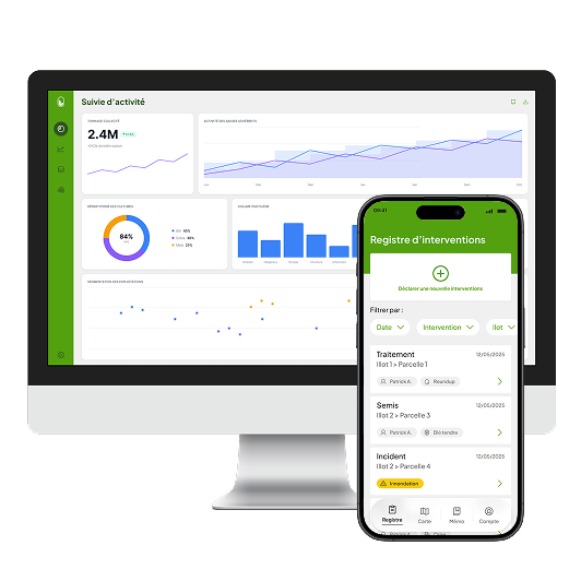 Logiciel suivi exploitants / Data warehouse et application Phyz pour les coopératives